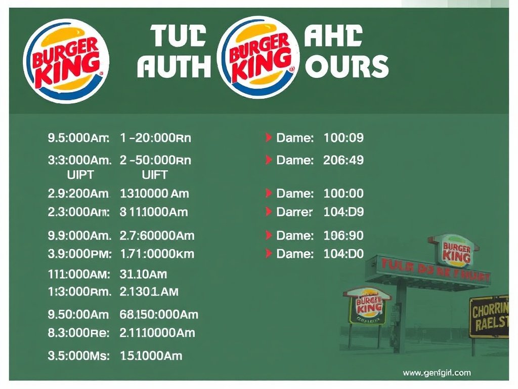 burger king timing